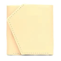 Кожаный кошелек Mini с асимметричным клапаном Grande Pelle 10х9.5х2 см acs0032123