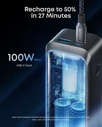 Портативний зарядний пристрій Anker Prime - 20000 mAh 220W PD Black (7263065) - мініатюра 6