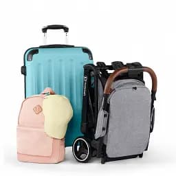 Прогулянкова коляска Kinderkraft Nubi Grey - мініатюра 4