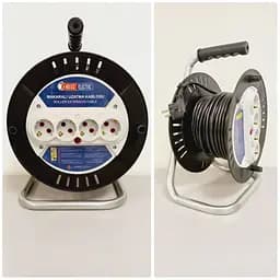 Котушка кабельна Horoz Electric з кабелем і заземленням 3х1,5 мм2 30м - мініатюра 3