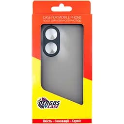 Чохол до мобільного телефона Dengos Matte OPPO A58 4G (black) (DG-TPU-MATT-132) - мініатюра 5