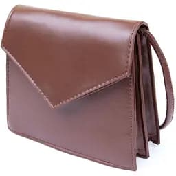 Горизонтальная сумка Vintage угловидная из кожзаменителя 17.5х15.5х6 см sum0027543