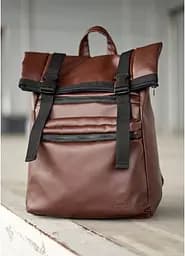 Мужской рюкзак ролл Sambag RollTop LTT шоколадный 41 x 30 x 16 см (24238020m)