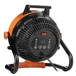 Теплова гармата Neo Tools 2,4 кВт, площа обігріву 24 кв.м., підлоговий/настільний, чорний/помаранчевий (90-071) - мініатюра 2