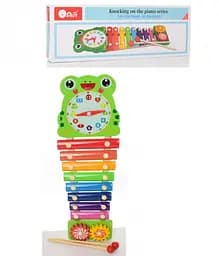 Игрушка детская Ксилофон деревянный (Лягушка) Mut 38х8х8 см det0006770