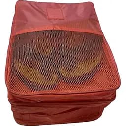 Органайзер дорожній для взуття Stenson 21.5х29х13 см кораловий (35218)