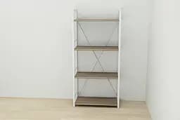 Етажерка 4/60 Ferrum-decor Серії Коннект 120x60x28 білий ДСП Дуб Сонома Трюфель 16мм (FRD-104246) - мініатюра 4