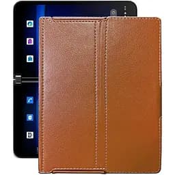 Чохол StatusCASE з екошкіри для планшету Microsoft Surface Duo Коричневий