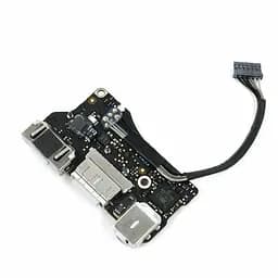 Плата з роз'ємом (гніздом) зарядки MagSafe 2, USB, аудіо, I/O board для MacBook Air 13" 2013-2017 A1466