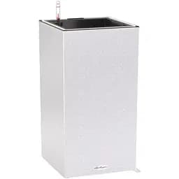 Вазон Lechuza Canto Stone 30 high LED кварцовий білий (13617)