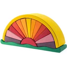 Конструктор дерев'яний Nic Схід жовтий (NIC523320)