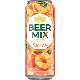 Уценка. Пиво Оболонь Beermix Персик 2.5% 0.5 л ж/б
