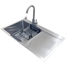 Комплект мойка + смеситель Romzha Caravela 78L (A)