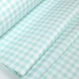 Простирадло Cosas на резинці 90х200 mint check, м'ята (MintCheck_90x200x20) - мініатюра 4