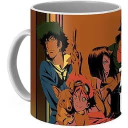 Кухоль GeekLand Ковбой Бібоп Cowboy Bebop персонажі СВ 02.08 330 мл білий - мініатюра 3