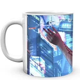 Кружка GeekLand Cyberpunk 2077 Киберпанк 2077 героиня CY 02.586 330 мл белая