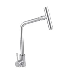 Змішувач для кухні Haiba SUS 017 з висувним виливом HB3897