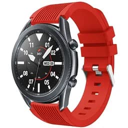 Силіконовий ремінець Watchbands Galaxy на смарт-годинник Samsung Galaxy Watch 3 45mm - червоний (WB001GALAXYRED39)