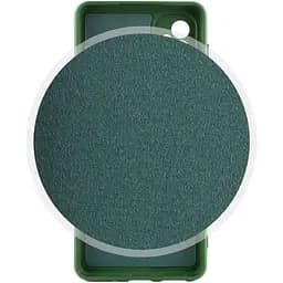 Чохол Silicone Cover Lakshmi Full Camera (A) для Samsung Galaxy A14 4G/5G Зелений / Dark green - мініатюра 3