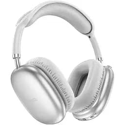 Наушники Hoco Bluetooth W35 Air Triumph BT headphones серебристые