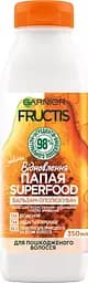 Бальзам Garnier Fructis Superfood Папая, для пошкодженого волосся, 350 мл