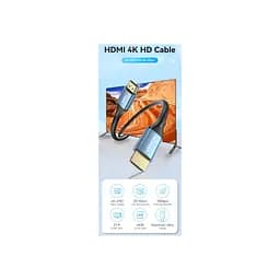 Кабель мультимедійний HDMI M to HDMI M 2.0m V2.0 4K60Hz blue VENTION (ALHSH) - мініатюра 7