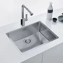 Кухонна мийка Franke Maris MRX 210-40/127.0598.745/нержав.сталь полірована/квадратна/440х440х180/врівень зі стільницею SlimTop - мініатюра 2