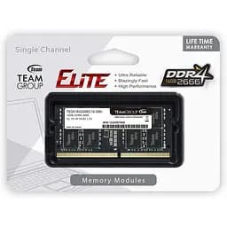 Пам'ять для ноутбуків TEAM 16 GB SO-DIMM DDR4 2666 MHz Elite (TED416G2666C19-S01) - мініатюра 2