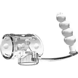 Насадка на пеніс Pretty Love Rilley 18.2 см (прозорий)