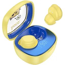 Бездротові TWS навушники Hoco EW111 вакуумні дитячі, BT5.4, 30mAh, 250mAh, 4h, yellow