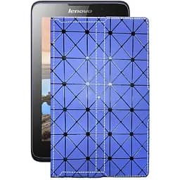 Чохол StatusCASE з екошкіри для планшету Lenovo Idea Pad A3500 Синій ромб