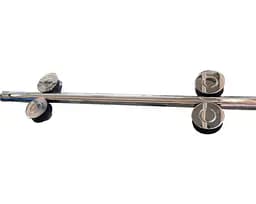 Двері в нішу Koer SR SD06-120x220-TR-01 прозоре скло Easy Clean 8 мм, хром KR5367, універсальні, прозорий, хром - мініатюра 10