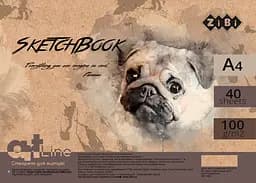 Скетчбук Art Line ZB.1483 А4, 40 аркушів