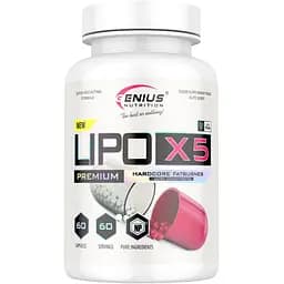 Жиросжигатель Genius Nutrition Lipo X5, 60 капсул