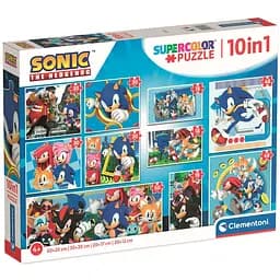  Пазл 10 в 1 Clementoni Sonic (80508)