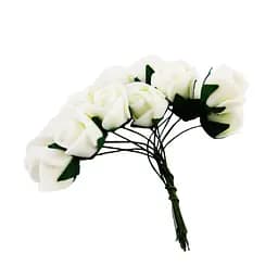 Декоративные розы для творчества Bambi KV-726 пучок 12 штук