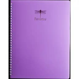 Тетрадь для записей Buromax Favourite Pastel А4 в клетку 80 листов сиреневая (BM.24452154-26)