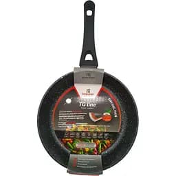 Сковорода Krauzer TG line 24 см чорна (80024)