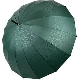 Женский зонт-трость полуавтомат Toprain 100 см зеленый