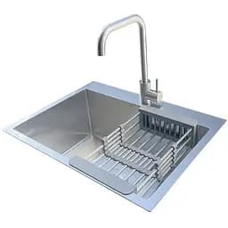 Комплект мийка + змішувач Romzha Arta U-550 (B)