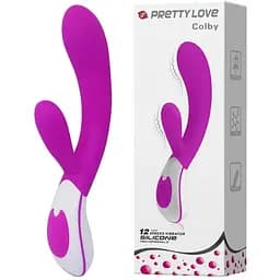 Вибратор-кролик Pretty Love Colby Vibrator 21.5 см фиолетовый