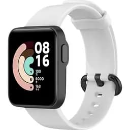 Силіконовий ремінець BeCover для Xiaomi Mi Watch Lite / Redmi Watch 2 / Redmi Watch 2 Lite White (707647)