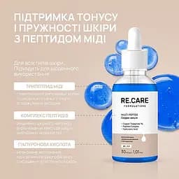 Мультипептидна сироватка для обличчя з пептидом міді Re.Care Multi-Peptide Copper Serum 30 мл - мініатюра 3