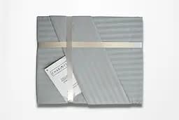 Постільна білизна Charlotte Silver Сатин-Stripe / простирадло на резинці 180x200см Cotton Shine pbe0052109 - мініатюра 3