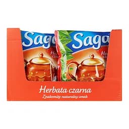 Чай чорний Saga Herbata, 140 г (100 шт. х 1.4 г) (917459) - мініатюра 3