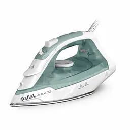 Праска Tefal Virtuo 30 2000 Вт 240 мл паровий удар 120 г постійна пара 27 г керамічна підошва біло-зелений
