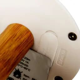Ліхтар кемпінговий Bo-Camp Cambridge Rechargeable 200 Lumen Bamboo/White (5818792) - мініатюра 3