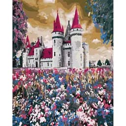 Картина по номерам Brushme Замок в полевых цветах 40x50 см