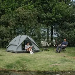 Намет Naturehike NH21ZP008 тримісний автоматичний оливково-зелений - мініатюра 14