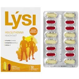 Омега-3 Lysi Health duet комплекс з мультивітамінами капсули 1000 мг №64